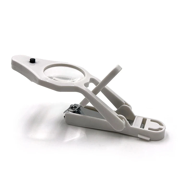 Nail Clipper with Light & Magnifying Glass